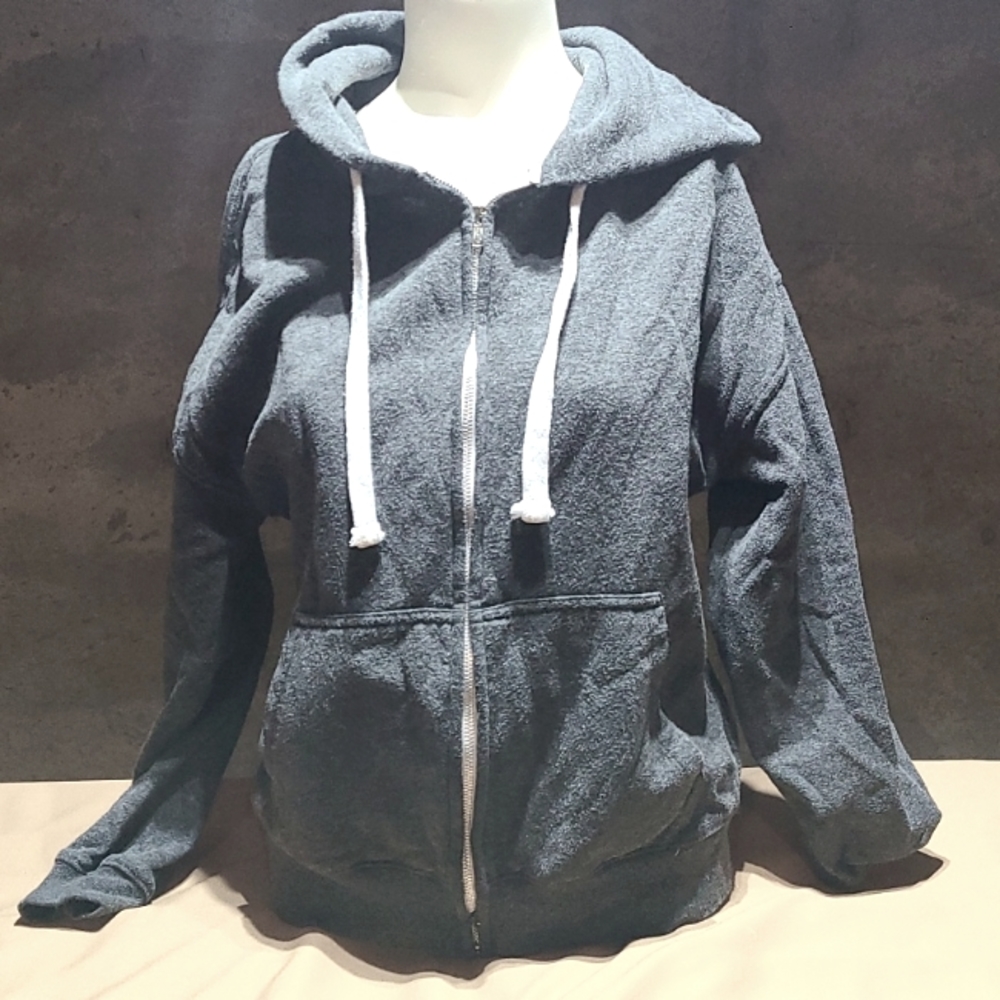 π£ Grey Zip-up Hoodie